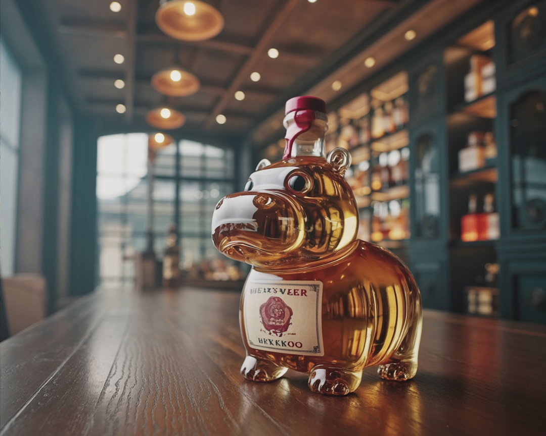 Darren | Whiskyflaska Flodhästdesign