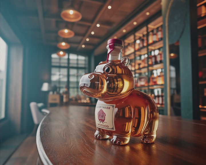 Darren | Whiskyflaska Flodhästdesign