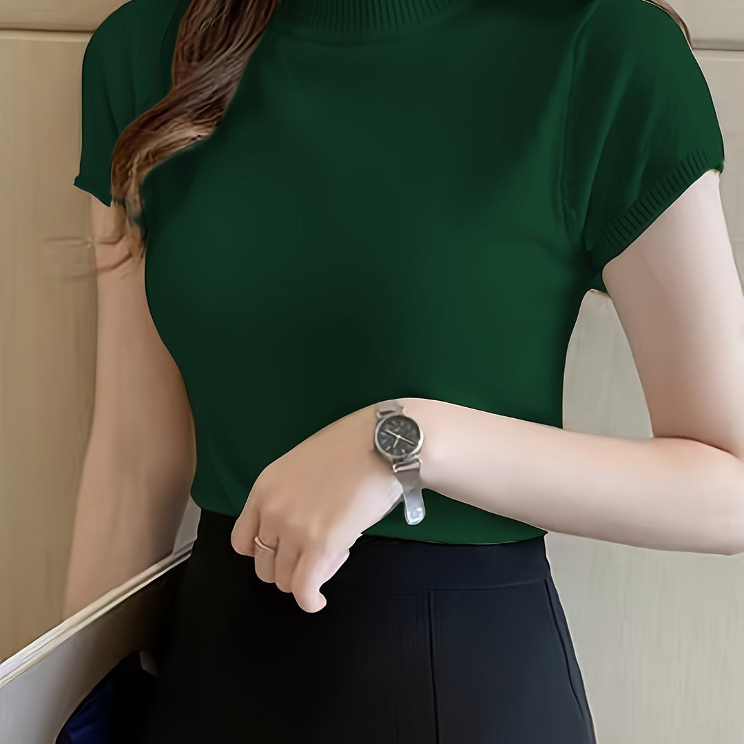 Della | Finstilt Mock-Neck Top