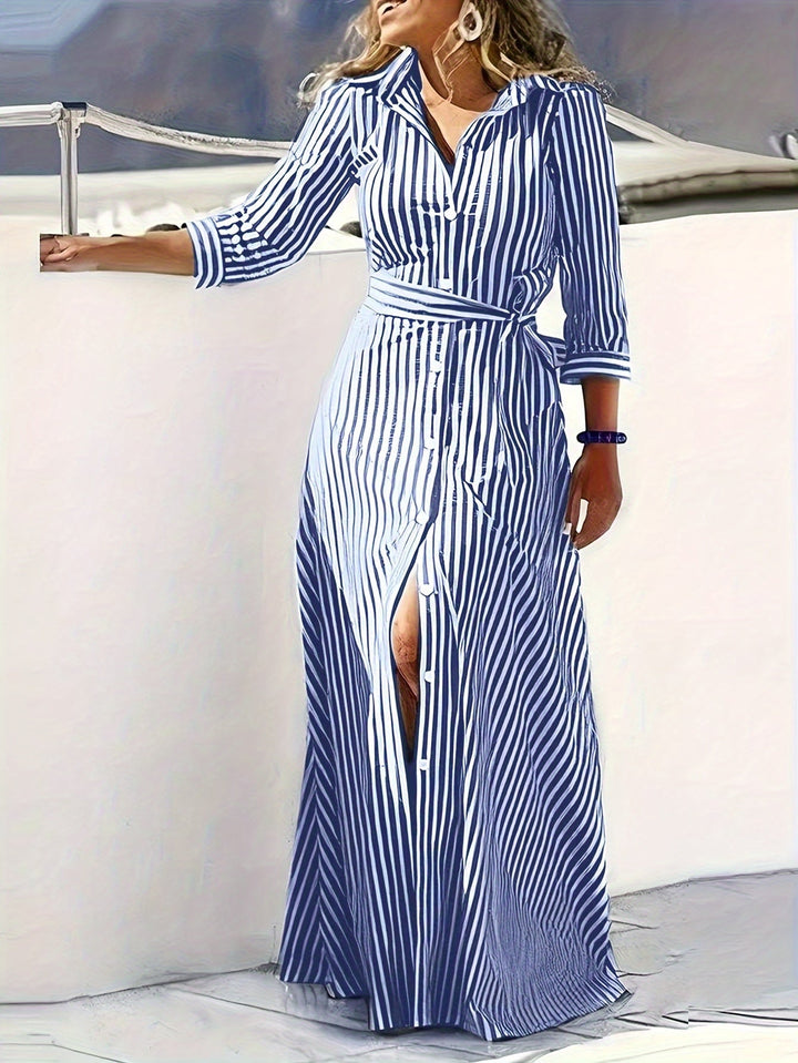 Meredith | Bälteklänning Maxi