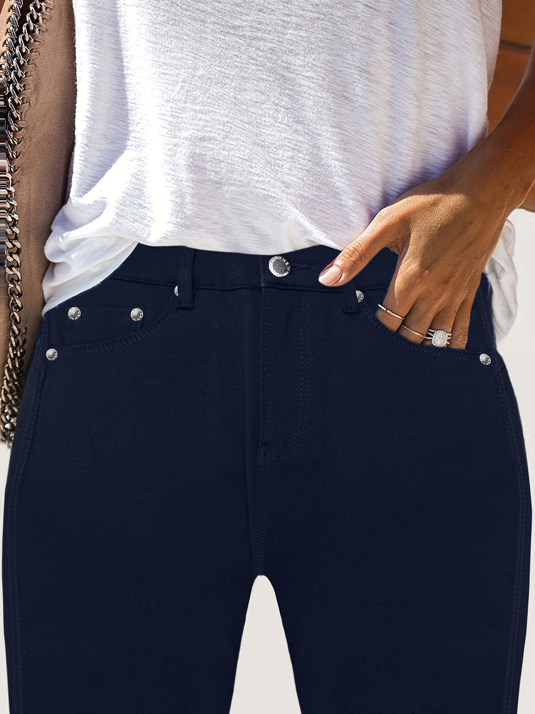 Joan | Högmidjade Skinny Jeans