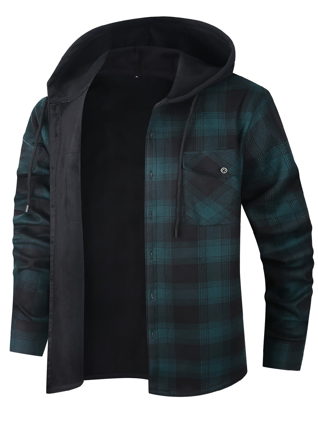 Desmond | Hoodie-rutig skjorta jacka