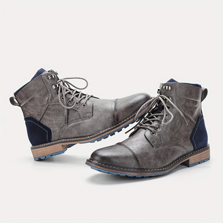 Rupert | Finsydda Cap-Toe Ankstövlar