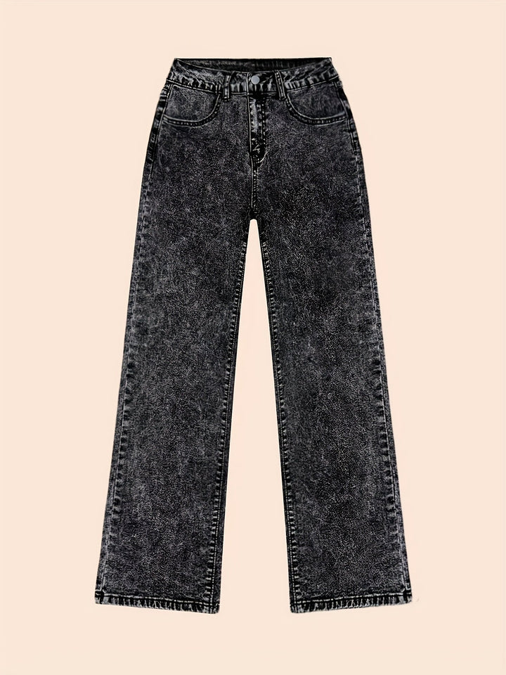 Tamsin | Högmidjade Vida Jeans