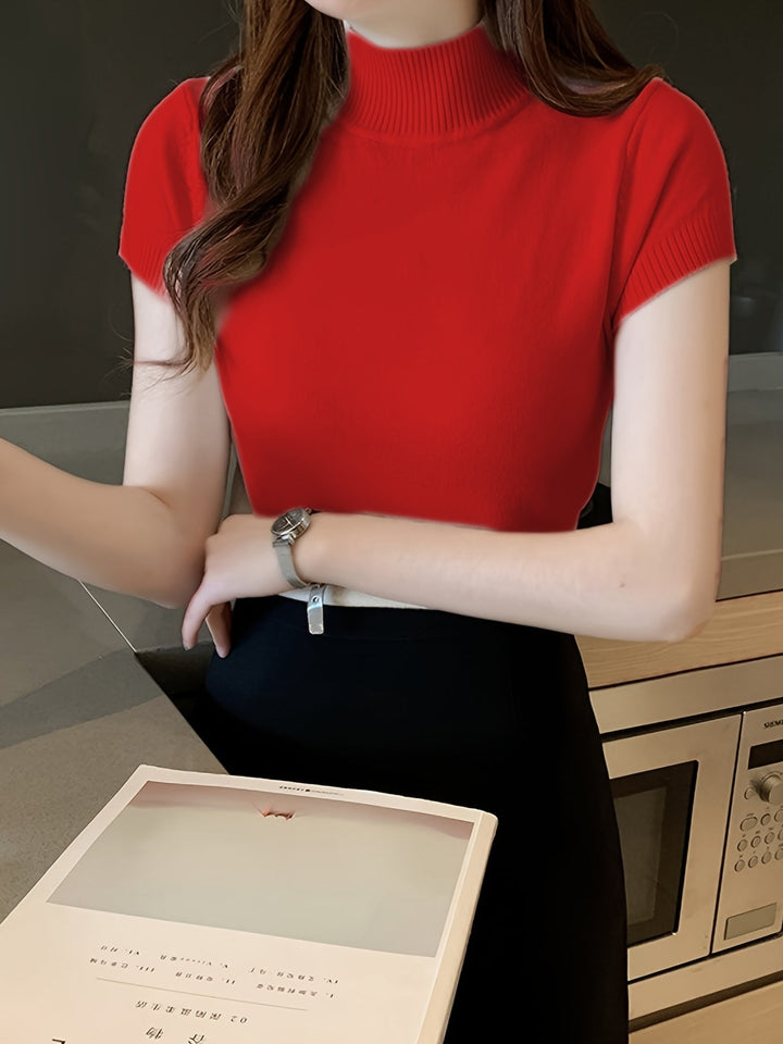 Della | Finstilt Mock-Neck Top