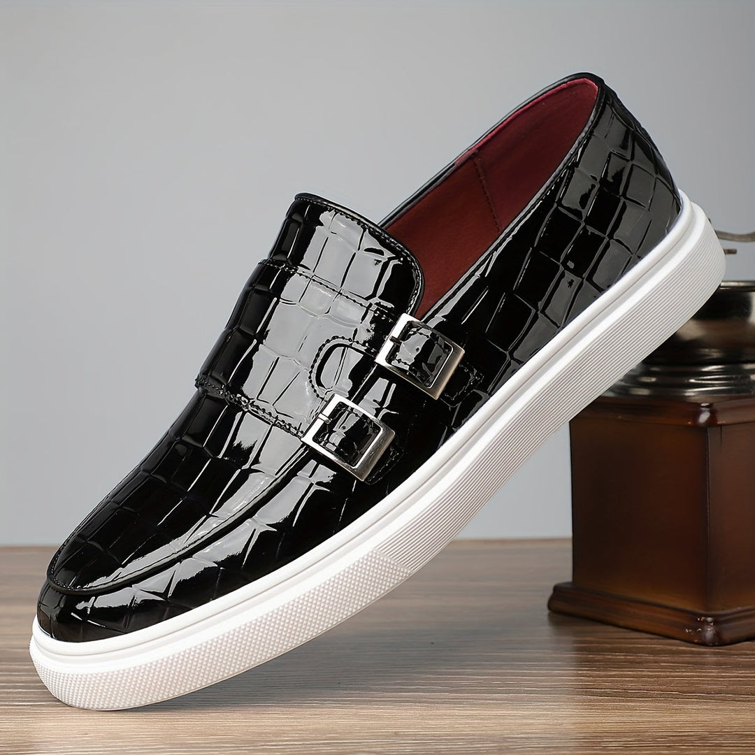Xavier | Texturerade Slip-On Loafers