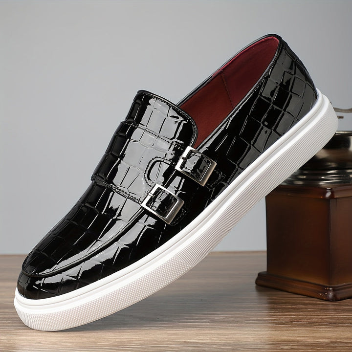 Xavier | Texturerade Slip-On Loafers