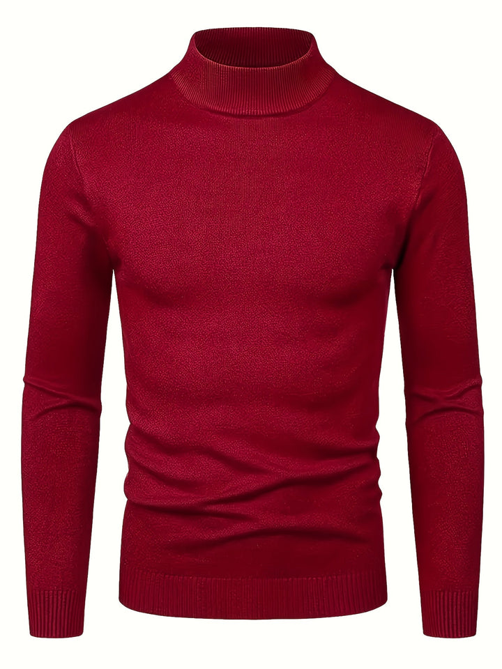 Russell | Finslipad Mock-Neck Tröja