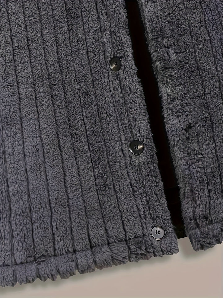 Owen | Texturerad Knapp-Jacka