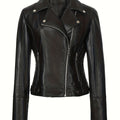 Mabel | Skulpterad Zip-Front Moto Jacka