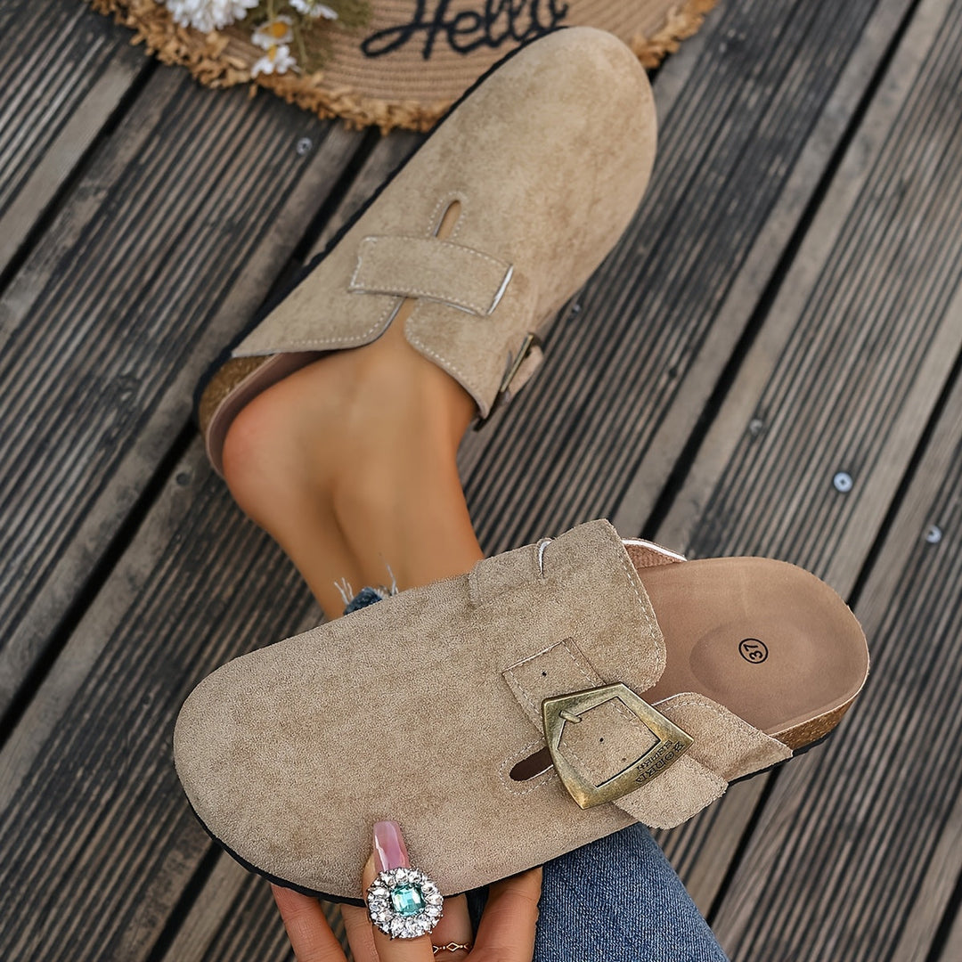 Winona | Slip-On Mules med Spänne