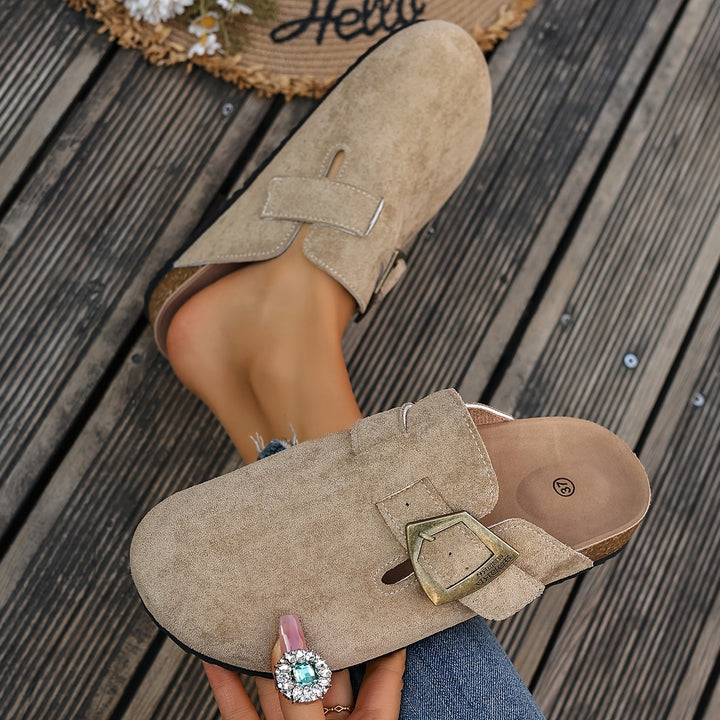 Winona | Slip-On Mules med Spänne