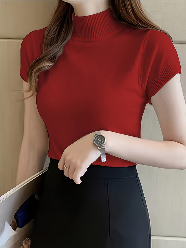 Della | Finstilt Mock-Neck Top