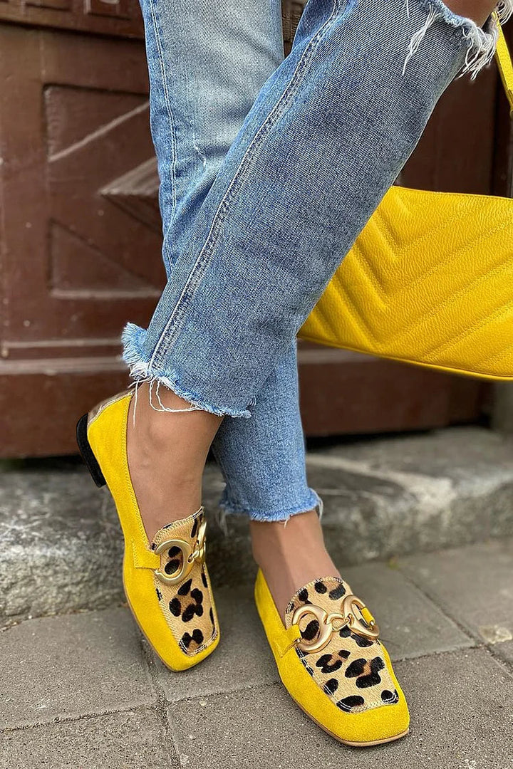 Velma | Stiliga Leopardmönstrade Loafers