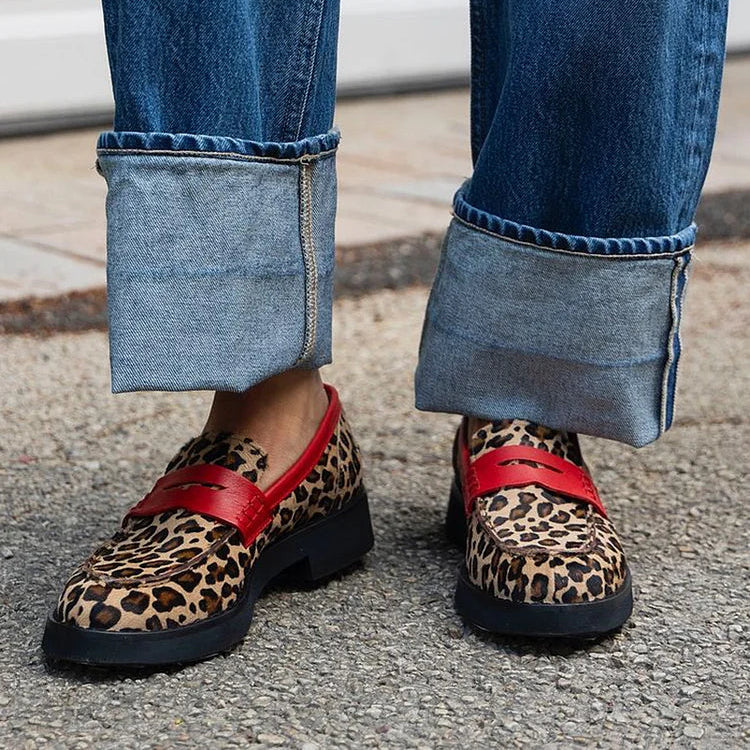 Taylor | Klassisk Leopardtryck Loafer
