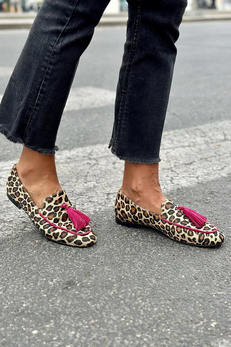 Kendall | Klassiska Djurtryck Frans Loafers