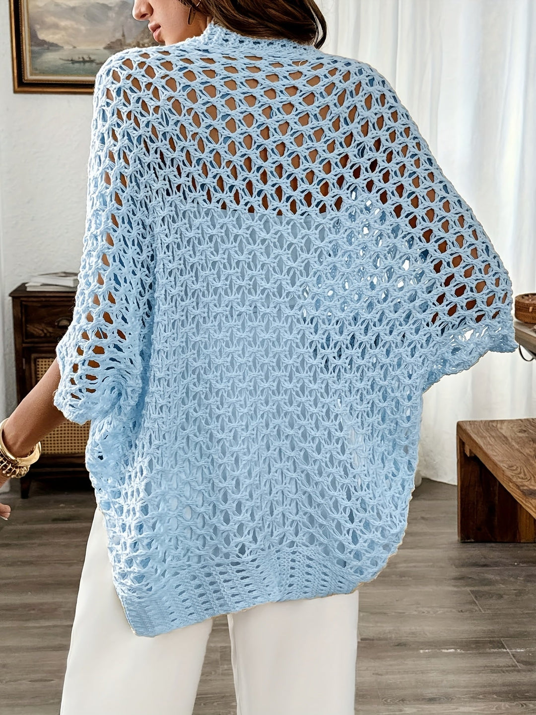 Susannah | Öppen Framsida Batwing Kofta