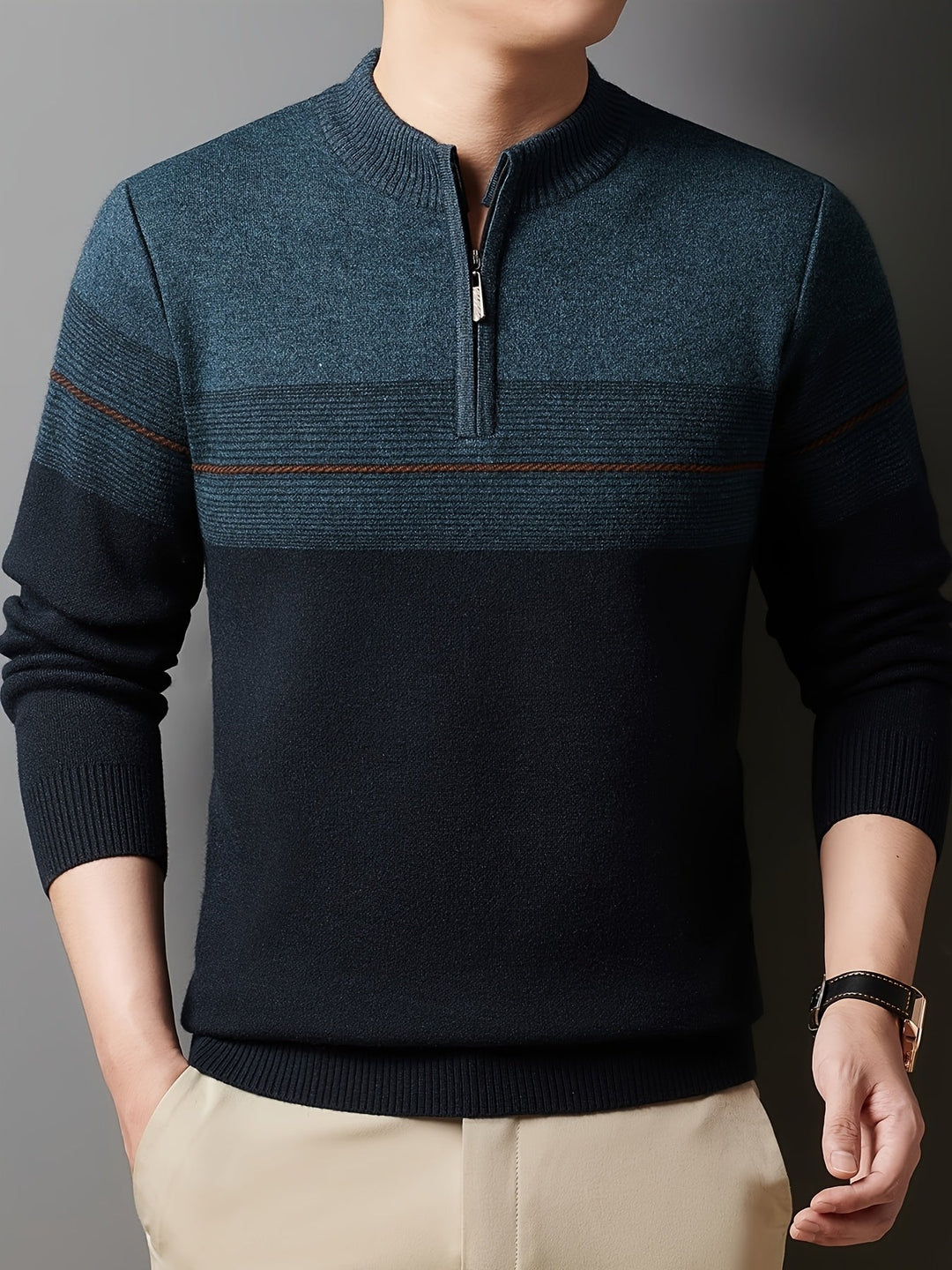 Oscar | Zip-Neck Tröja