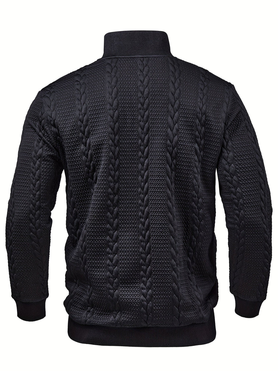 Sterling | Texturerad Pullover med Ståkrage