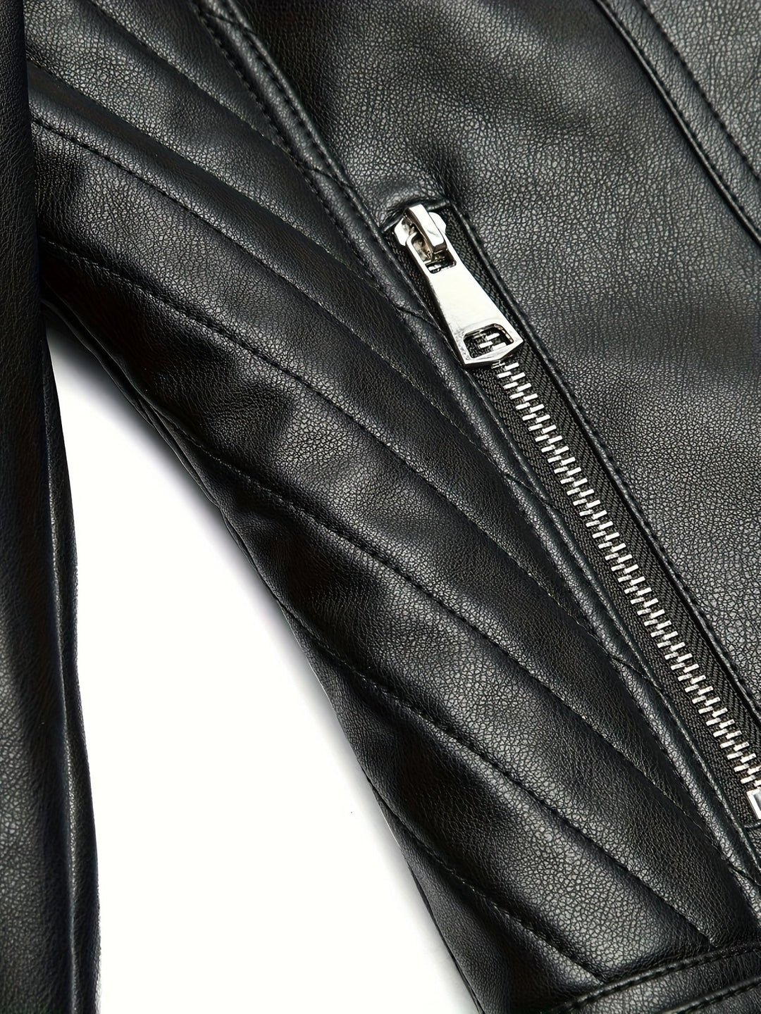 Mabel | Skulpterad Zip-Front Moto Jacka