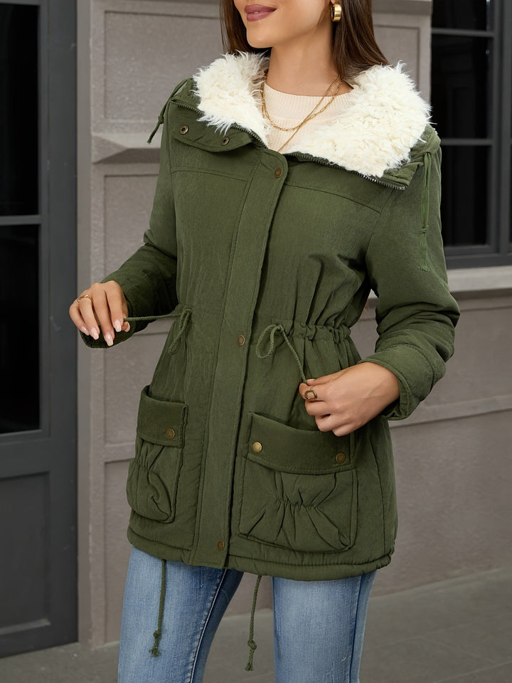 Carolyn | Mysig Huva Vinter Parka