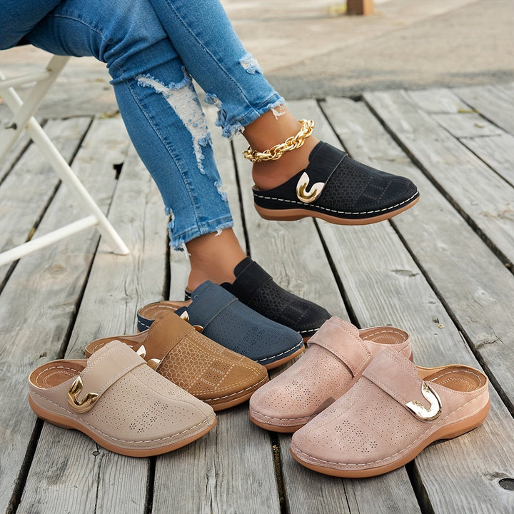 Annalise | Dämpade Wedge Träskor