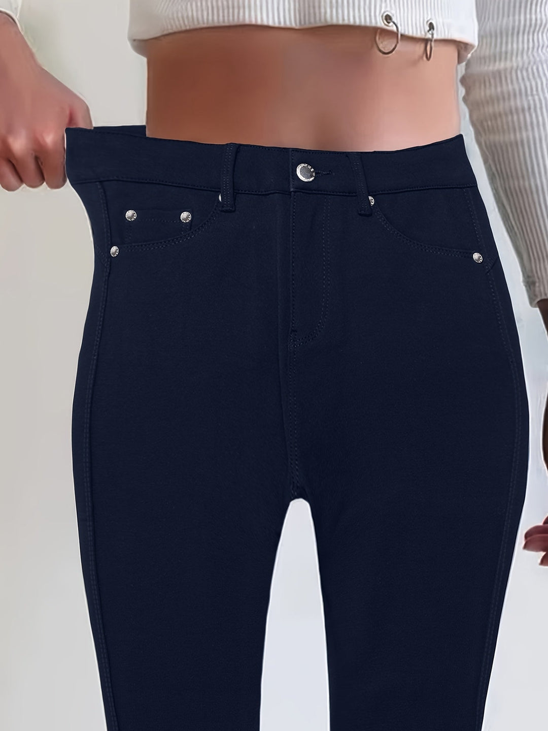 Joan | Högmidjade Skinny Jeans