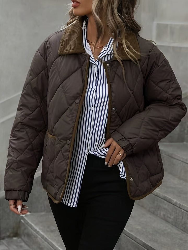 Imogen | Diamantquiltad Fodrad Jacka