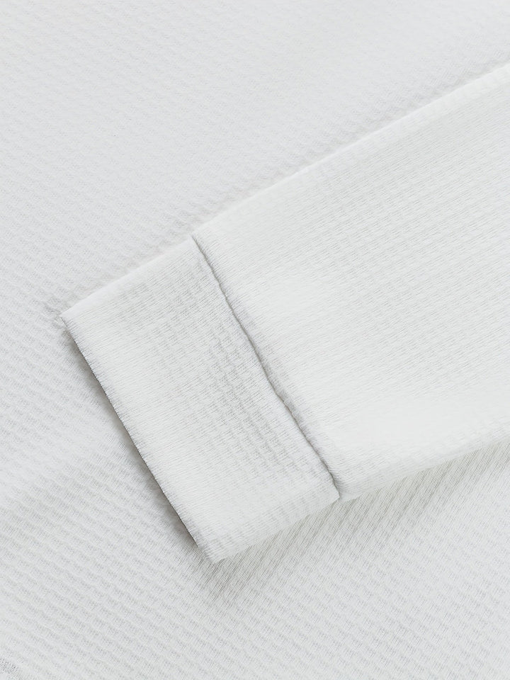 Curtis | Texturerad långärmad Henley