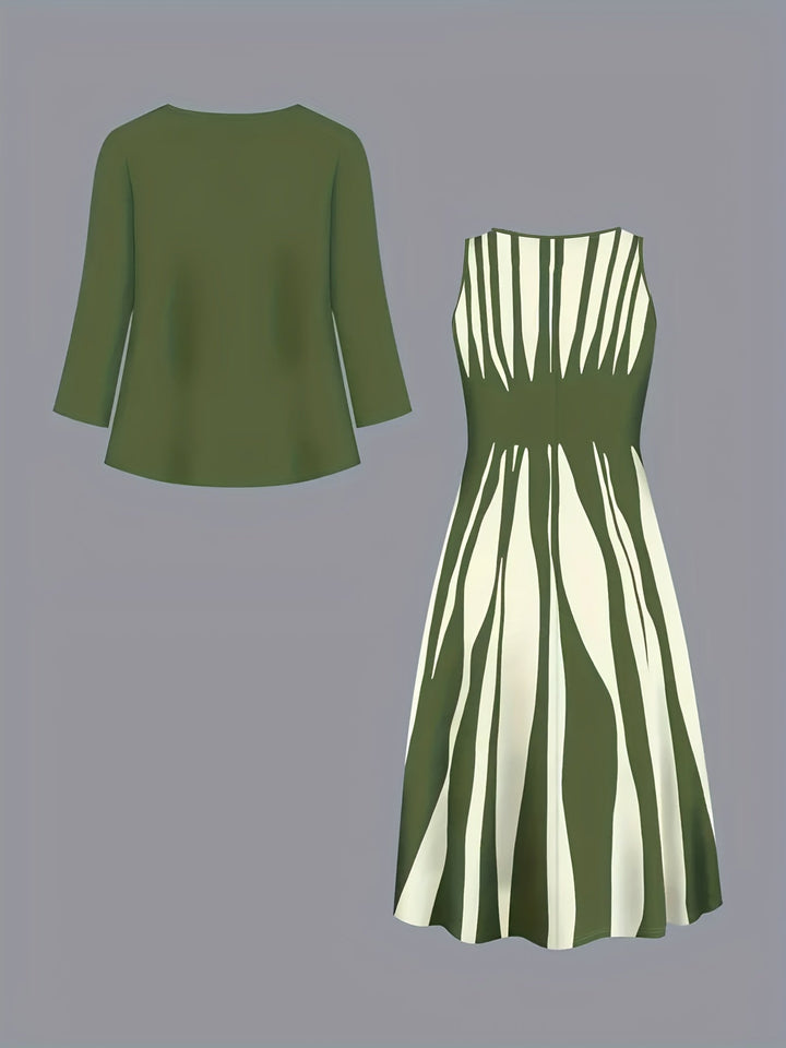 Ivy | Tvådelad Elegant Klänning Set