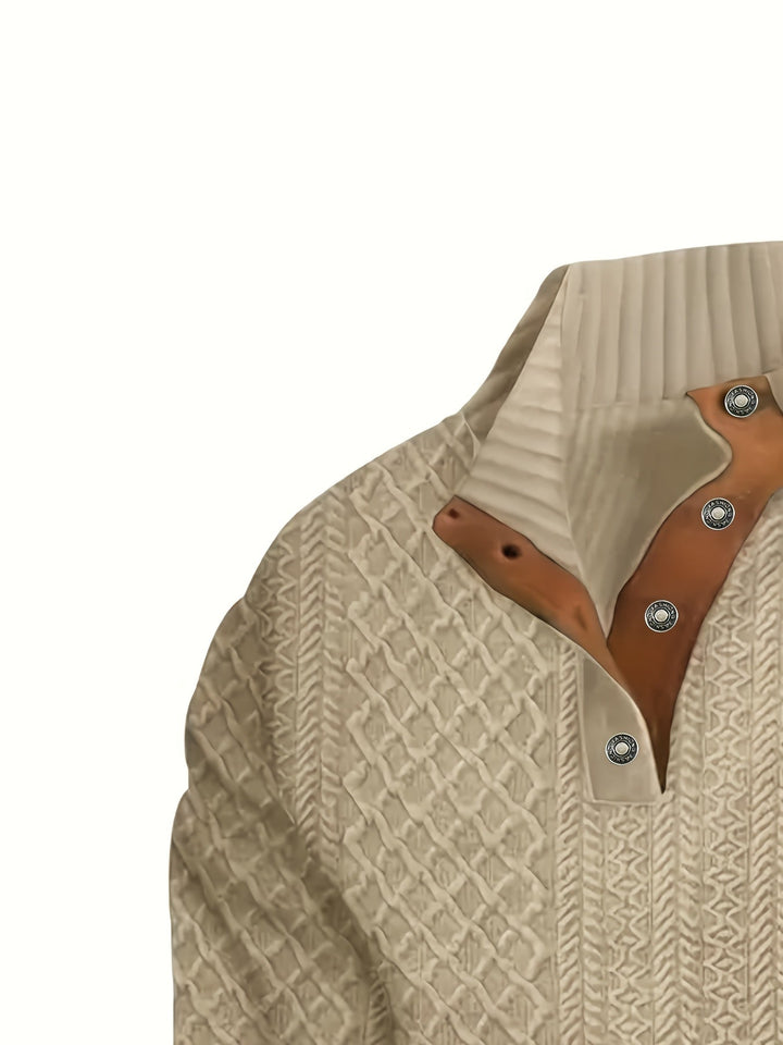 Ronan | Ståkrage Knapp Henley Tröja
