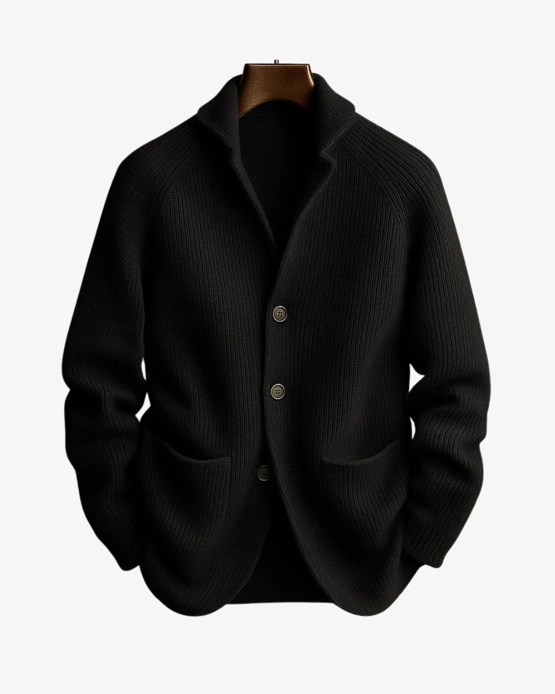 Elliot | Skräddarsydd knäppfront stickad cardigan