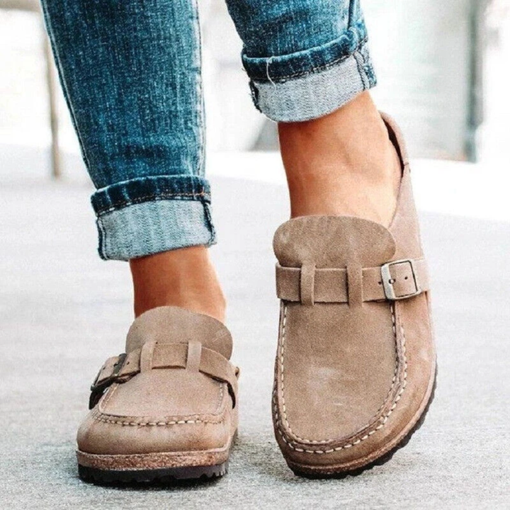 Lauren | Låg Klack Spänne Loafers