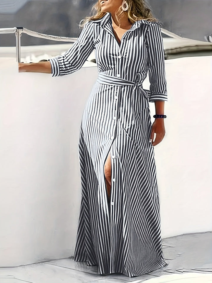 Meredith | Bälteklänning Maxi