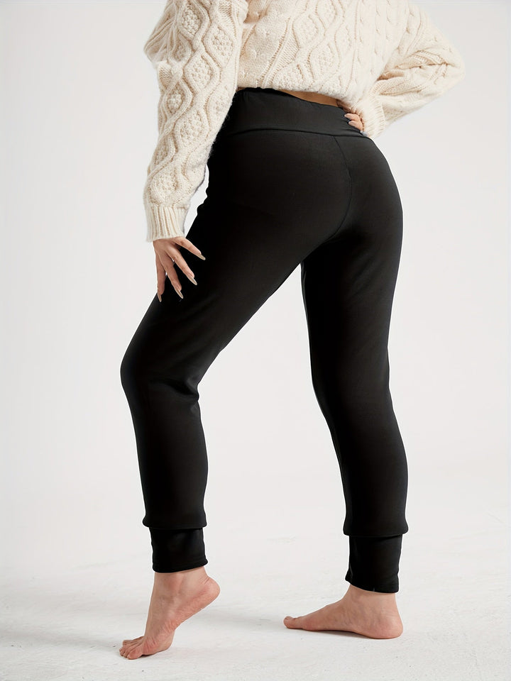 Lorna | Högmidjade Mysiga Vinterleggings