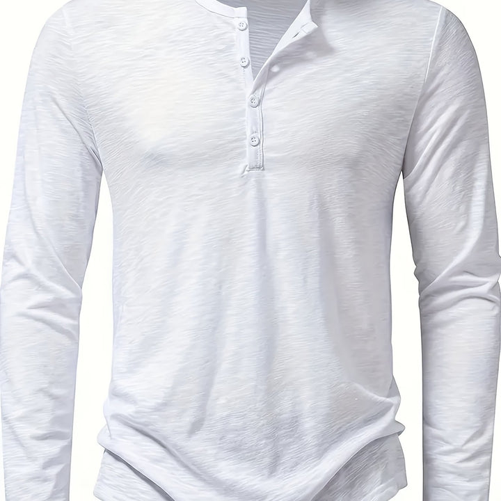 Dalton | Klassisk Knapp-Placket Henley