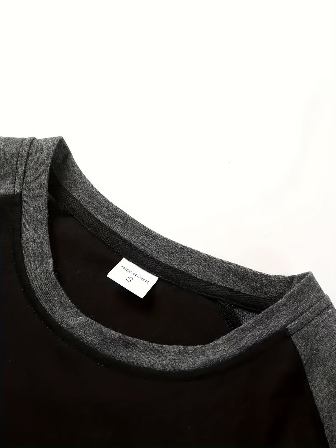 Trevor | Tvåfärgad Raglan Långärmad Topp