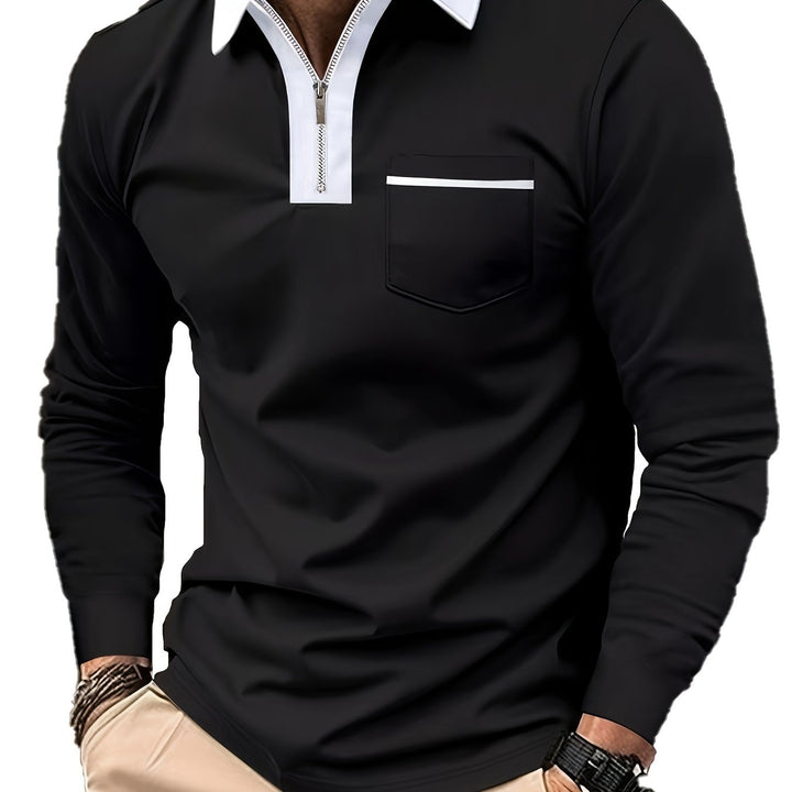 Curtis | Raffinerad Zip-Krage Polotröja