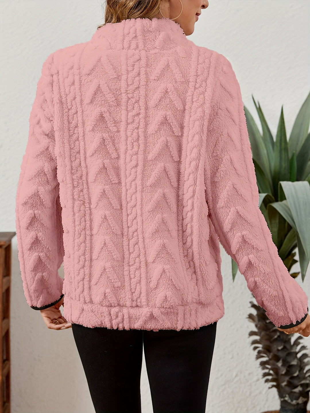 Delilah | Mysig Halvdragkedja Pullover