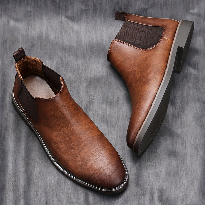Nelson | Raffinerade Slip-On Chelsea Boots
