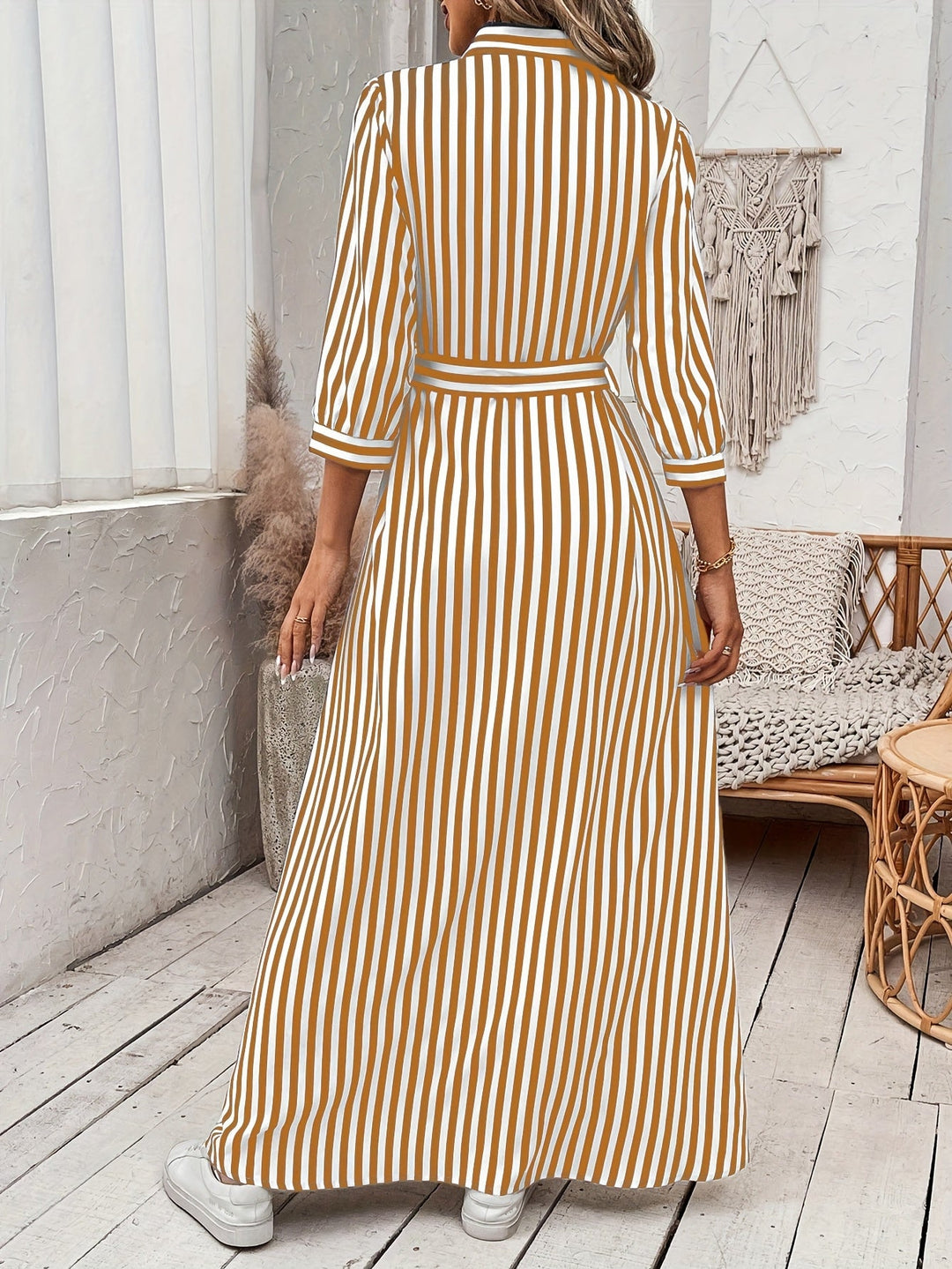 Meredith | Bälteklänning Maxi