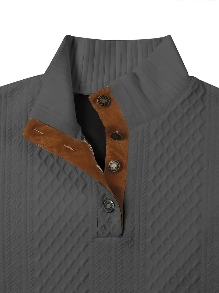 Ronan | Ståkrage Knapp Henley Tröja
