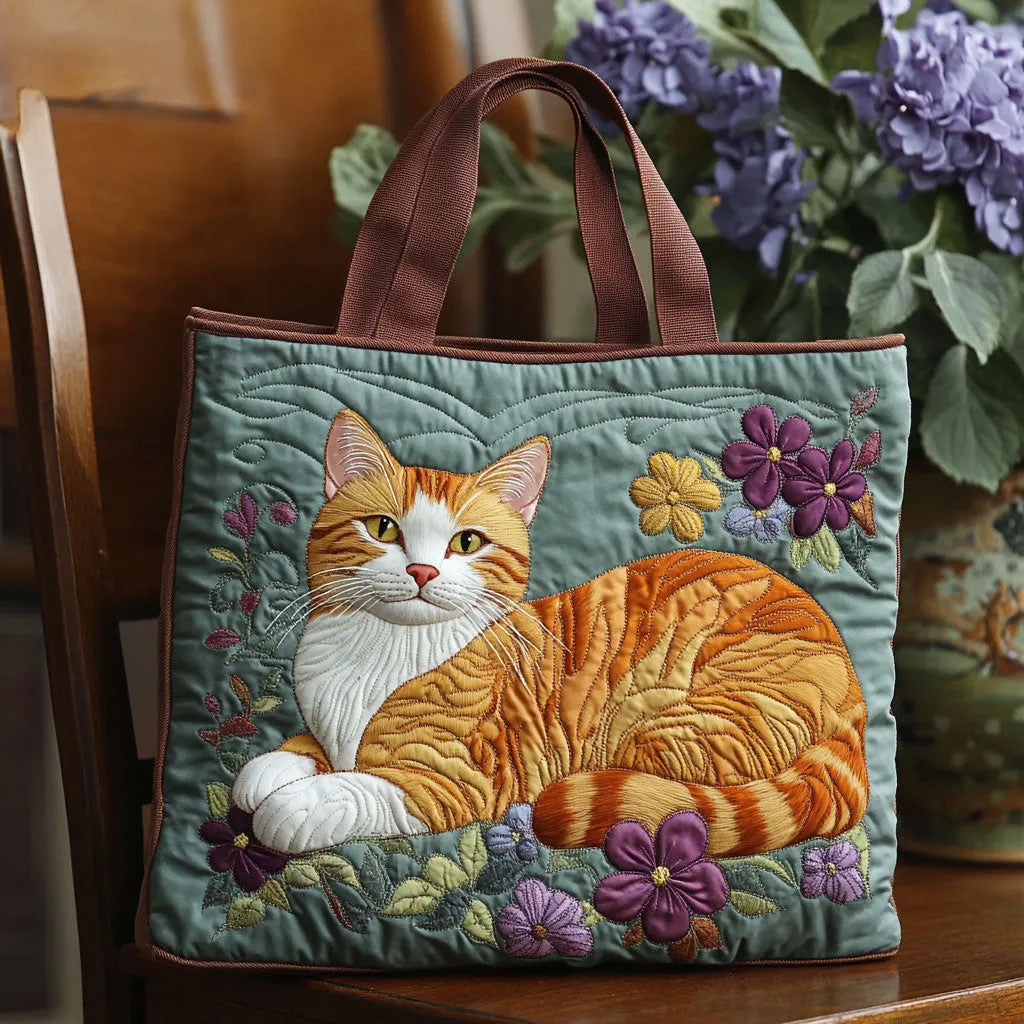 Vanessa | Flerfärgad Katt Konst Tote Väska