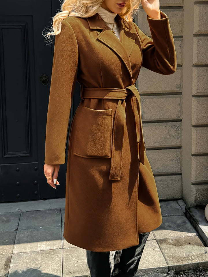 Evangeline | Skräddarsydd Lång Kappa med Bälte