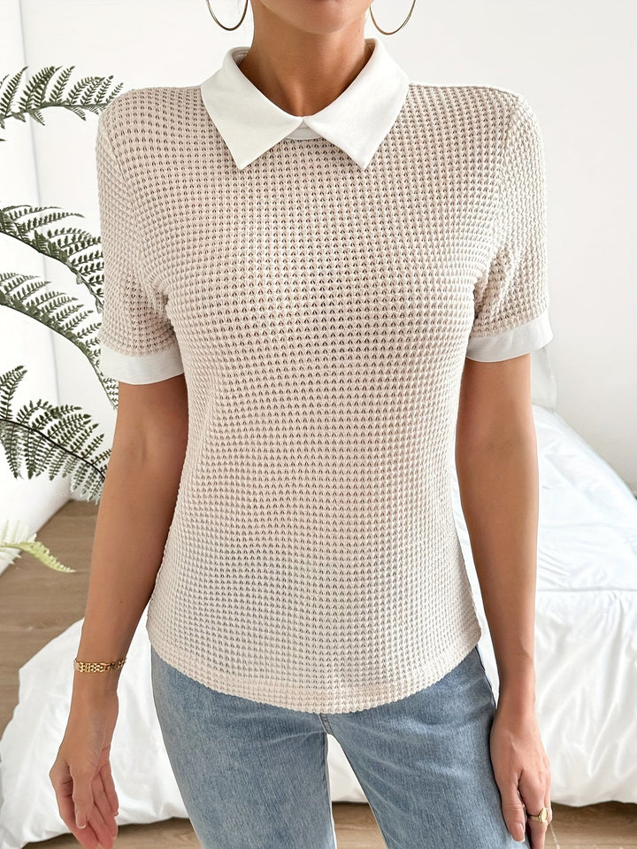 Daphne | Krage Slim-Fit Topp