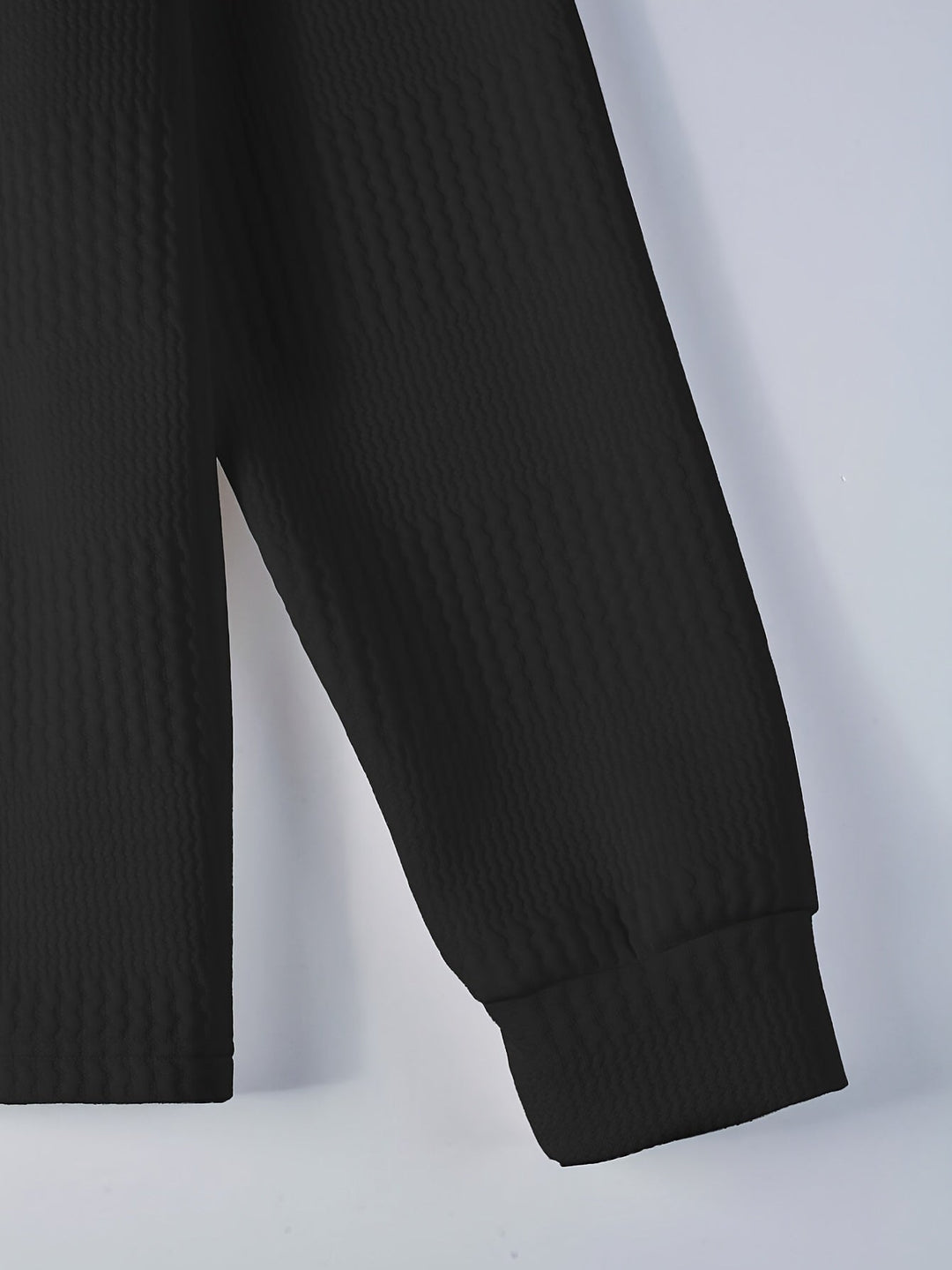 Fletcher | Texturerad långärmad polo