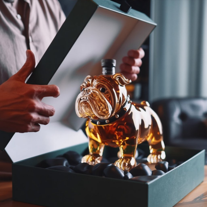 Frank | Whiskyflaska Bulldogdesign