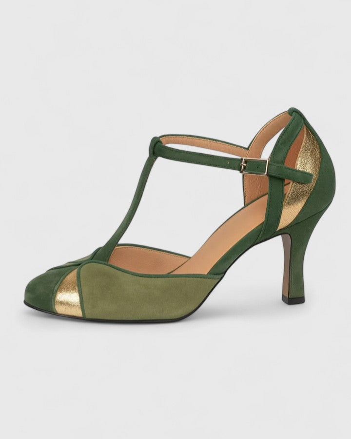 Megan | Sofistikerade T-Strap Klackar