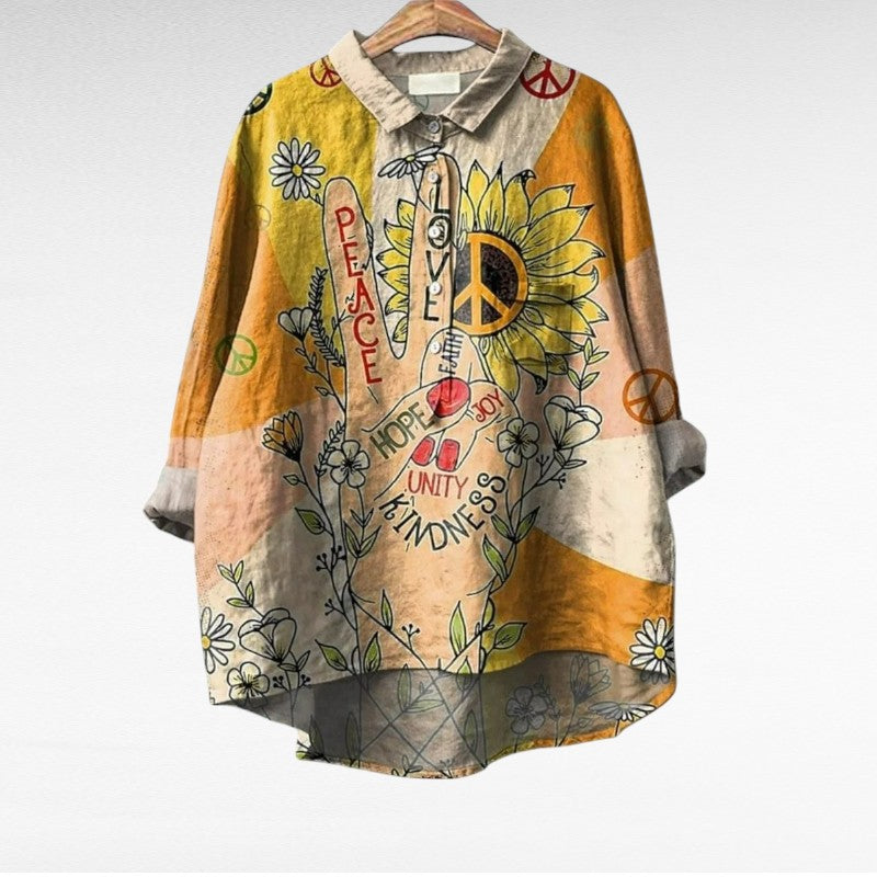Loretta | Modern Hippy Boho Krage Blus