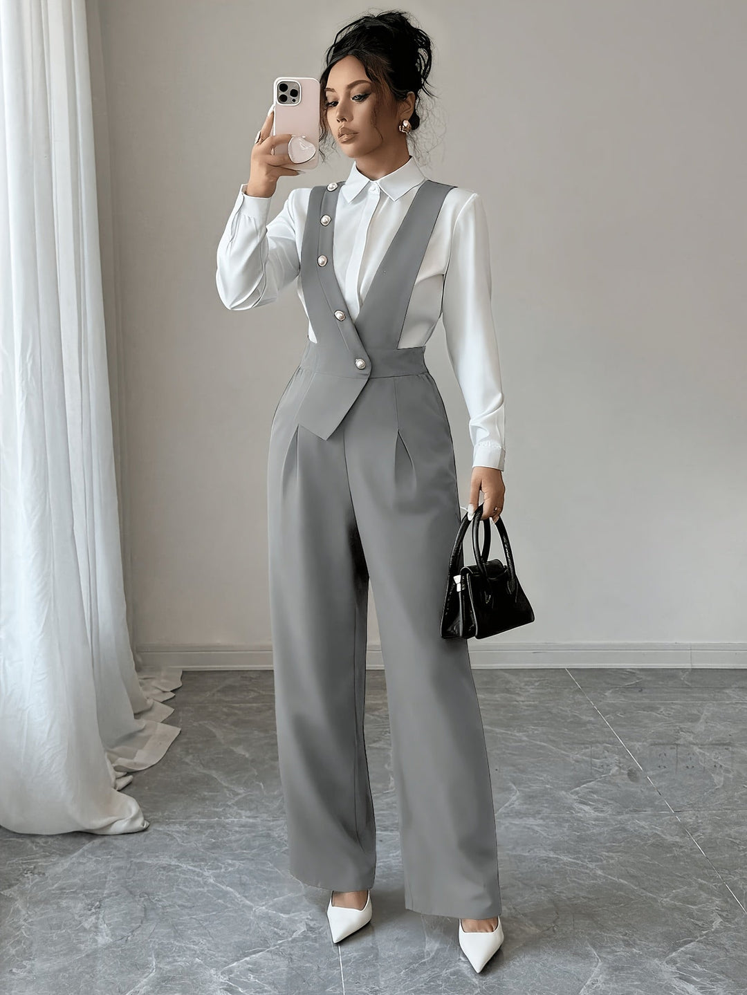 Coralie | Skräddarsydd Byxdress med Vida Ben